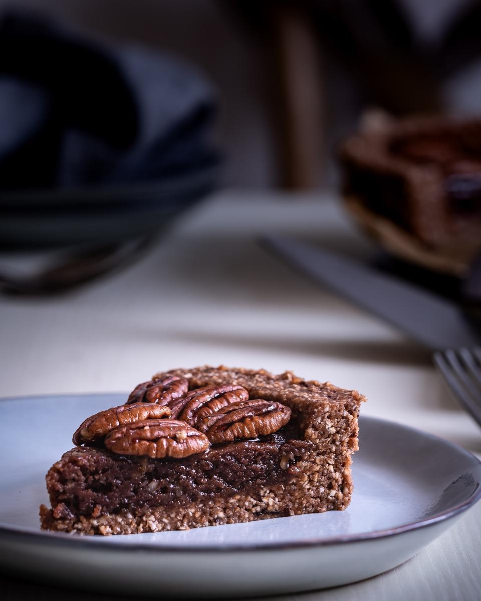 Rezeptbild: Saftiger No Bake Pekan Nusskuchen