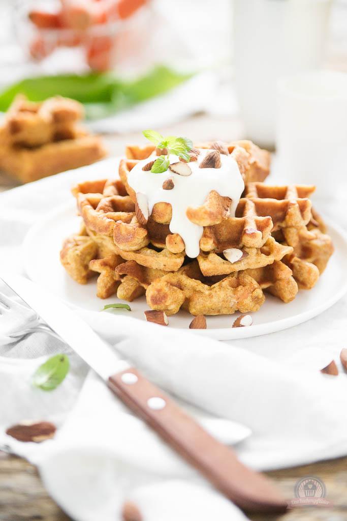 Rezeptbild: Karottenkuchen Waffeln
