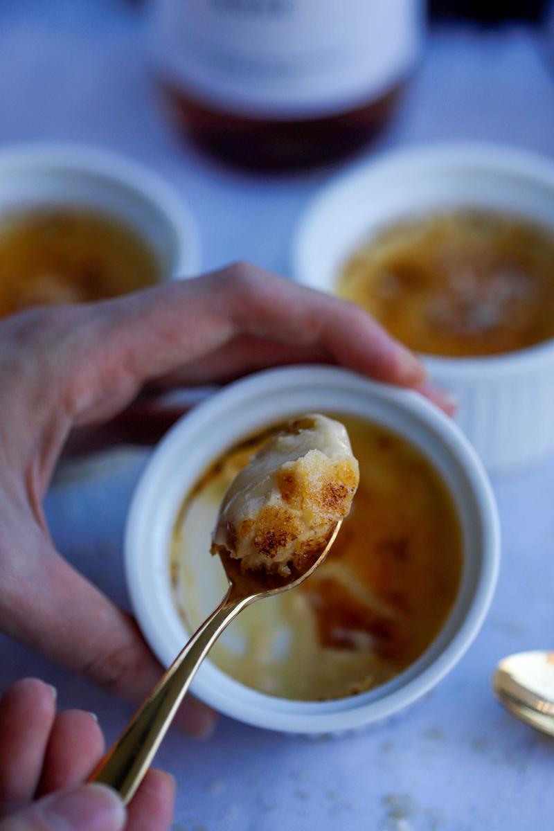 Rezeptbild: Crème Brûlée mit Rimuss Rosé
