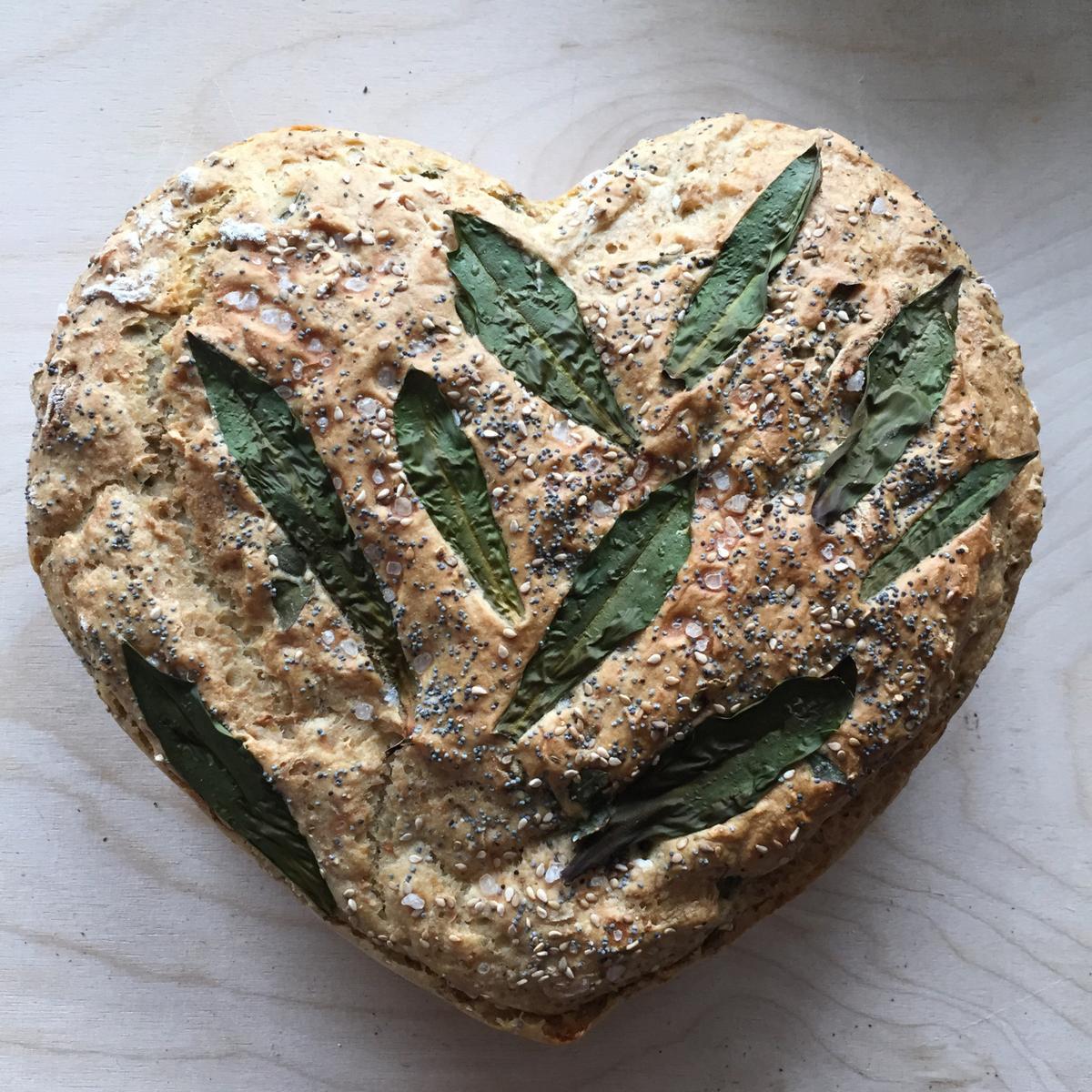Rezeptbild: Bärlauchdinkelbrot