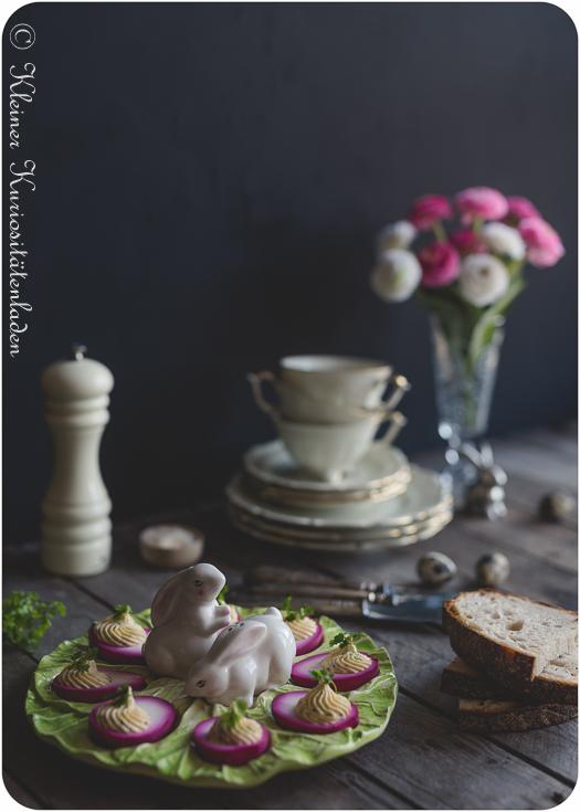 Rezeptbild: Gefüllte Eier "Pretty in Pink"