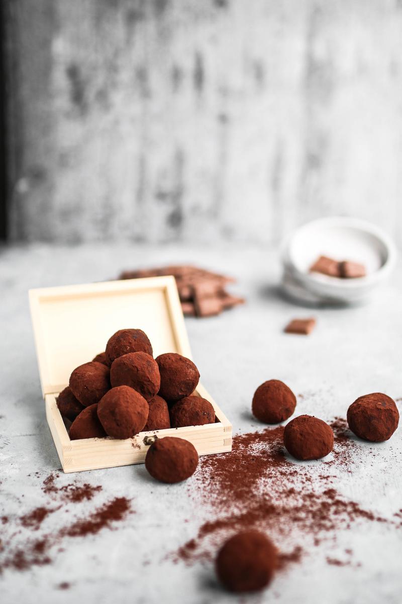 Rezeptbild: ORANGEN SCHOKOLADEN TRÜFFEL