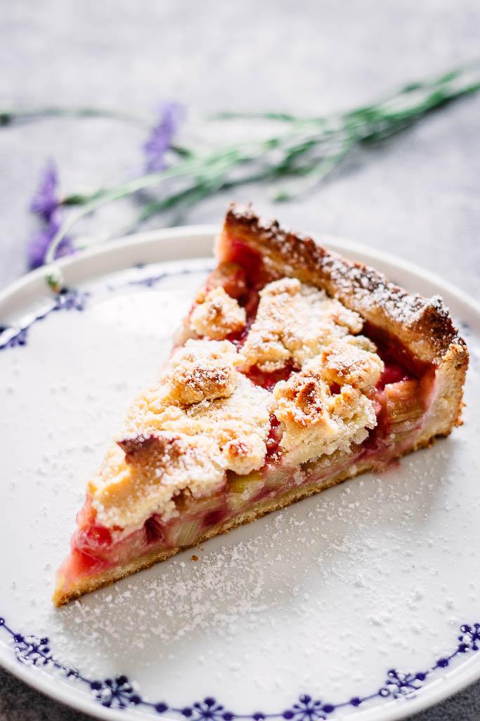 Rezeptbild: Rhabarberkuchen mit Streuseln