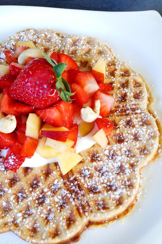 Rezeptbild: Dinkel Vanille Waffel
