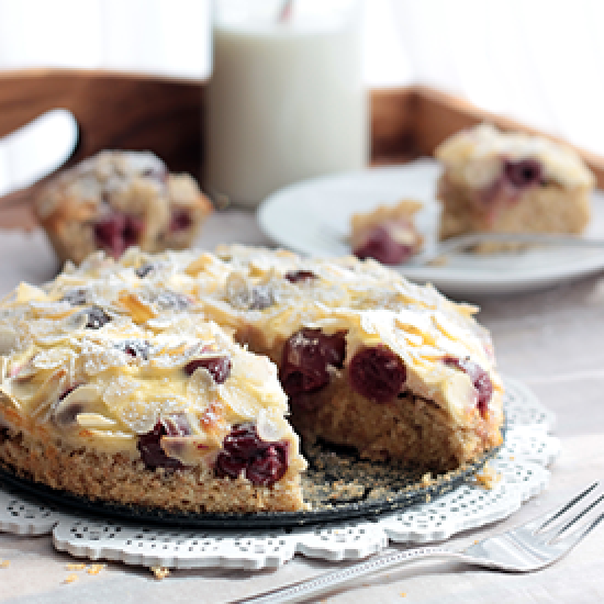 Rezeptbild: Kirsch-Mandel-Kuchen