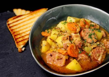 Rezeptbild: Kartoffel-Linsen-Eintopf