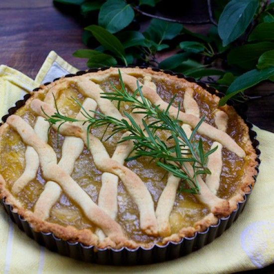 Rezeptbild: Apfel-Rosmarin Tarte