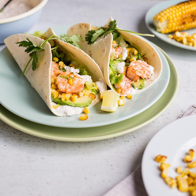 Rezeptbild: Chili-Garnelen-Tortillas