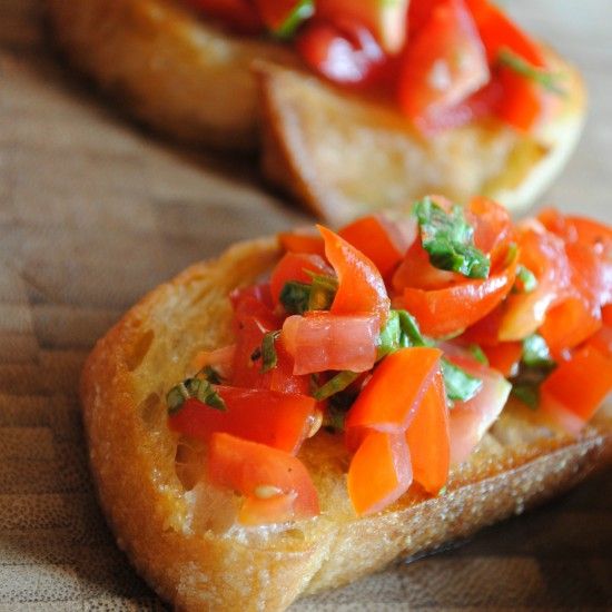 Rezeptbild: Klassische Bruschetta