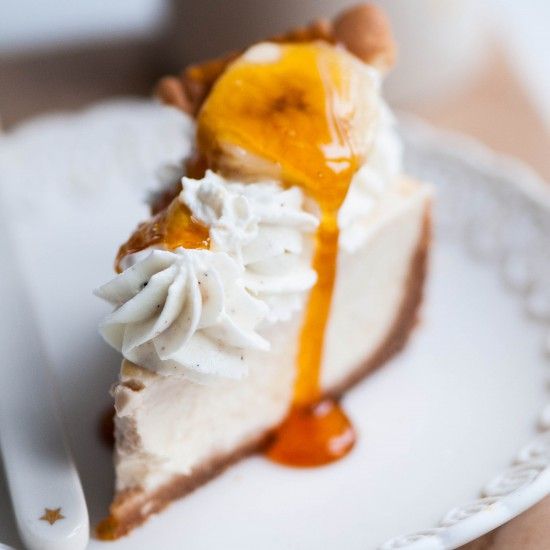 Rezeptbild: Banana Cream Pie mit Meringuekrönchen