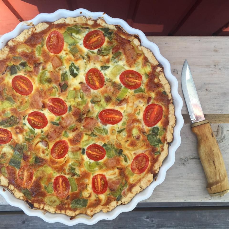 Rezeptbild: Speck-Tomaten-Quiche