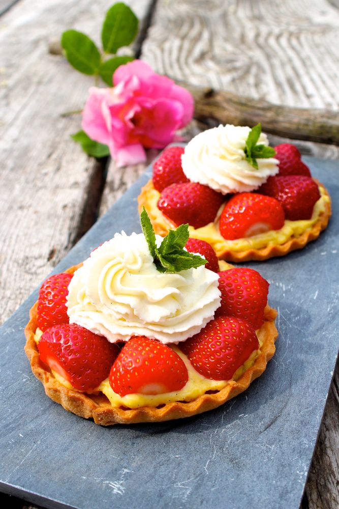Rezeptbild: Erdbeertörtchen
