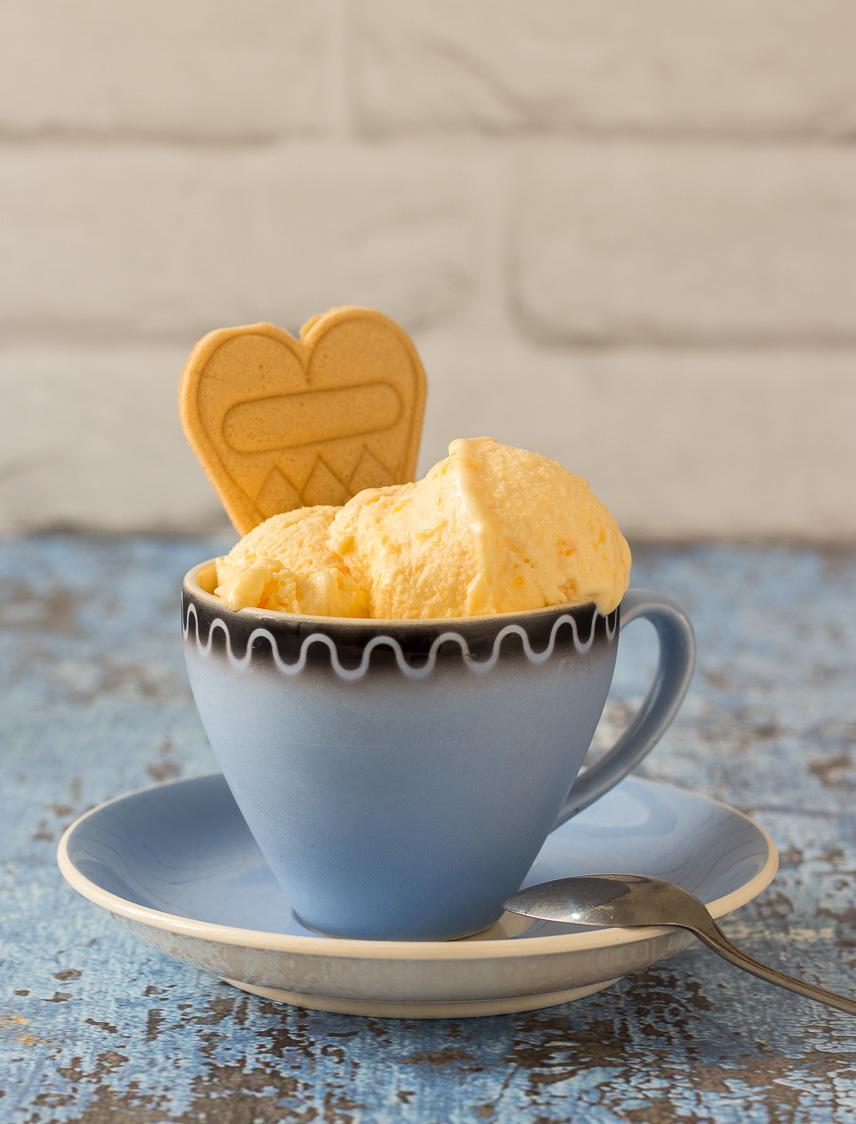 Rezeptbild: Zuckermelonen-Buttermilch-Eis