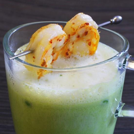 Rezeptbild: geschärftes Erbsensüppchen
