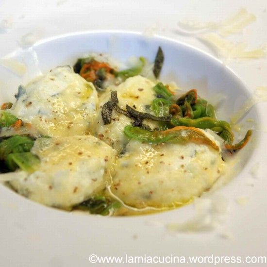 Rezeptbild: Malfatti, beinahe ohne Mehl