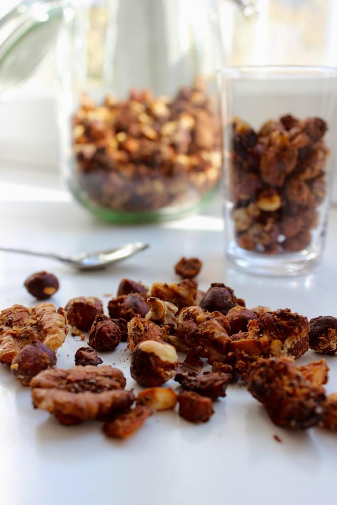 Rezeptbild: Nuss Granola. Glutenfrei. Ohne Getreide.