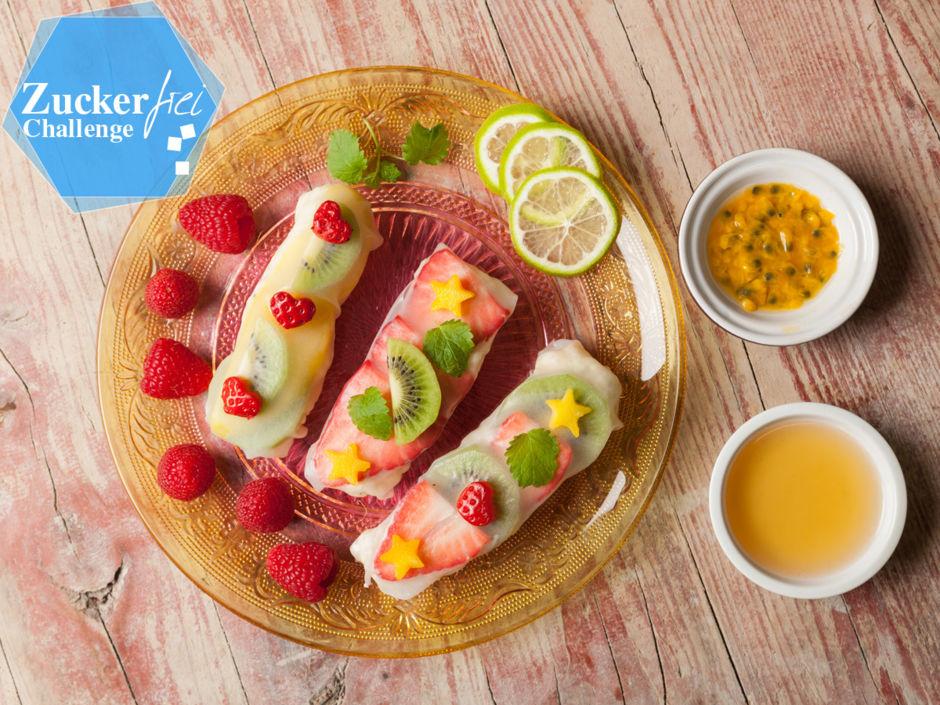 Rezeptbild: Süße Sommerrollen