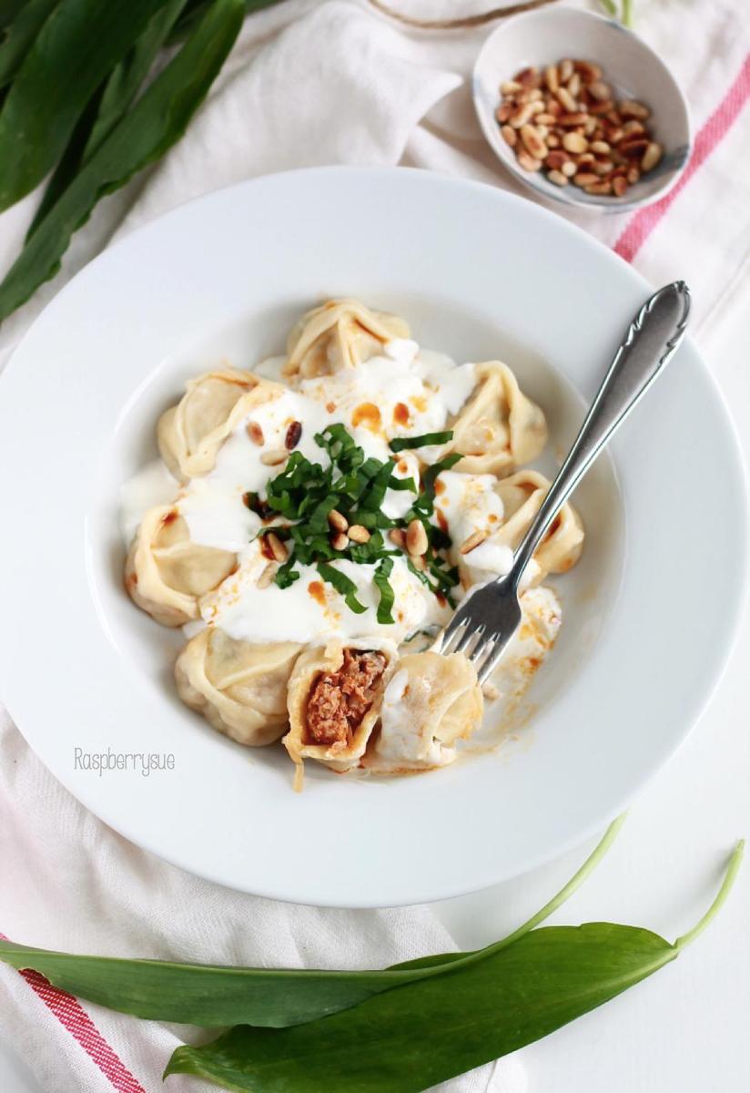 Rezeptbild: Manti in Joghurtsauce
