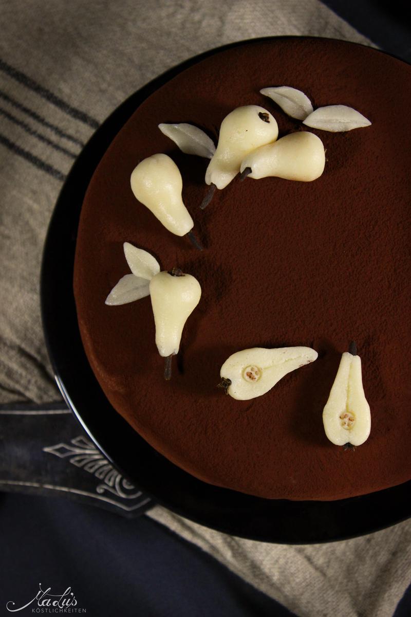Rezeptbild: Karamell-Birnentorte