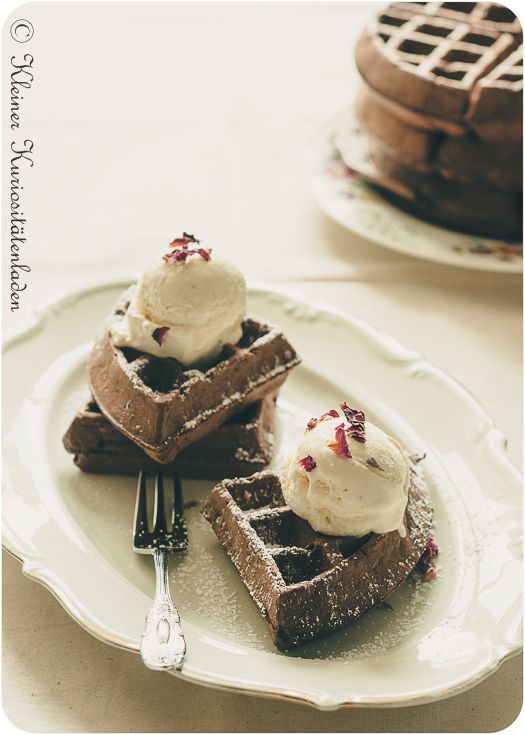 Rezeptbild: Schoko-Zucchini-Waffeln