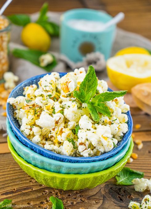 Rezeptbild: Zitronen - Minz - Popcorn