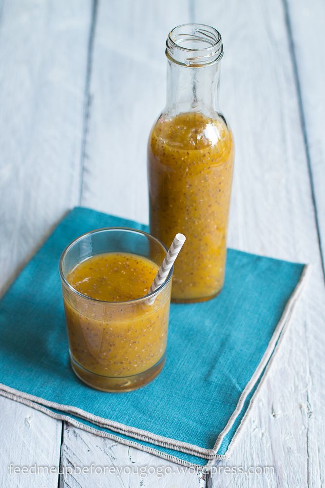 Rezeptbild: Mango-Kokos-Chia-Drink