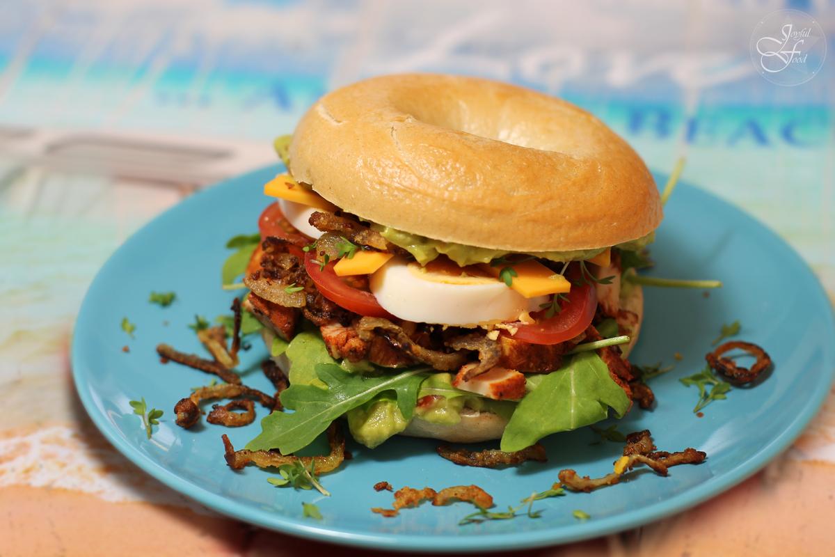 Rezeptbild: California Bagel Burger