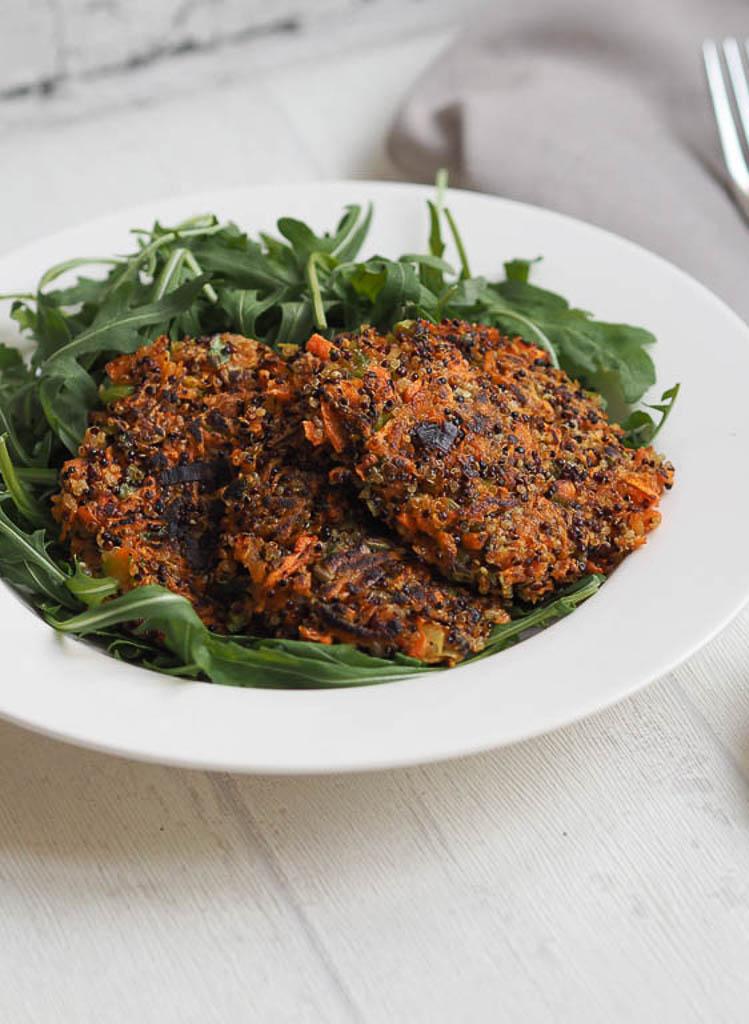 Rezeptbild: Quinoa-Karotten-Laibchen