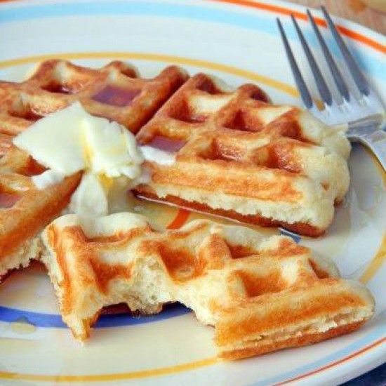 Rezeptbild: Hefewaffeln