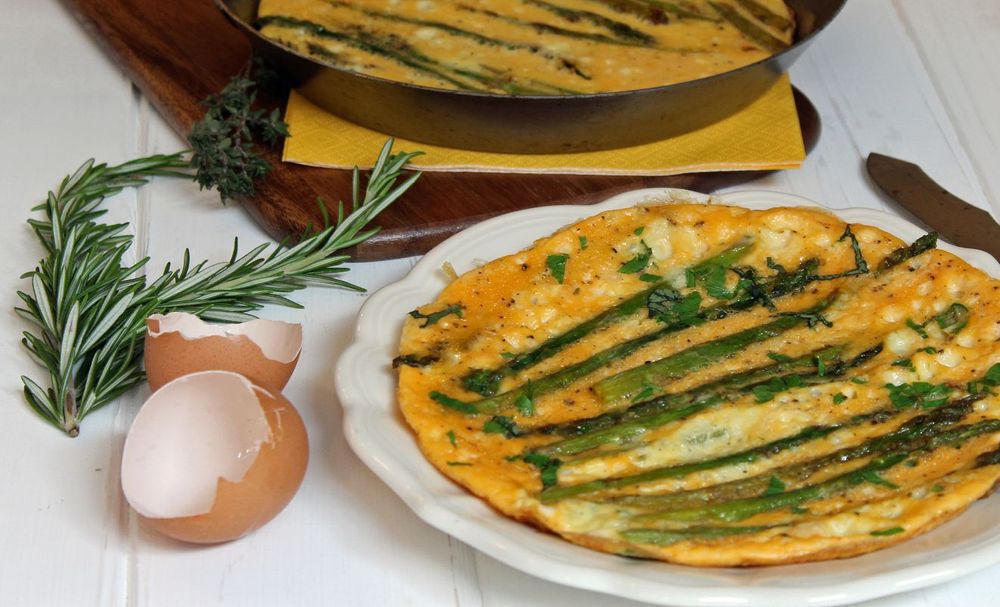 Rezeptbild: Spargel Frittata