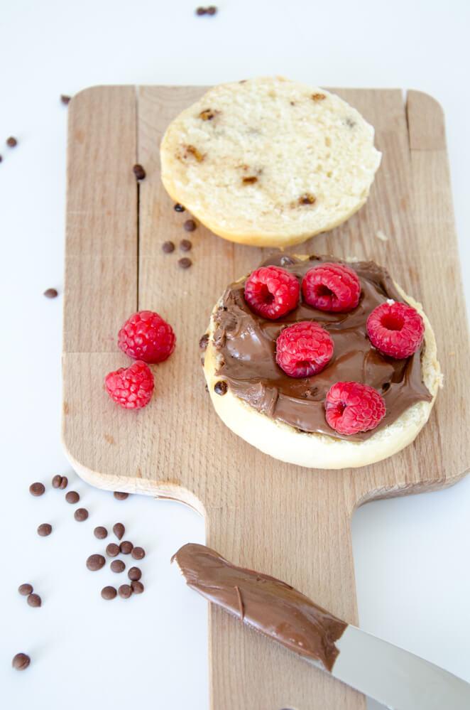 Rezeptbild: Schoko Brioche Brötchen - Sweet burger buns
