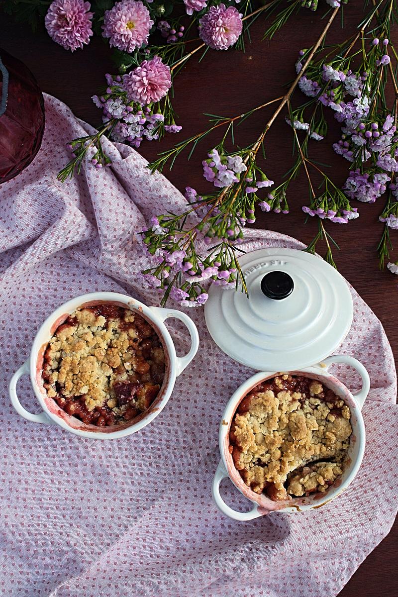 Rezeptbild: Pflaumen-Crumble