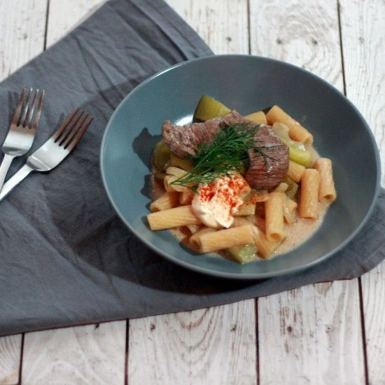 Rezeptbild: Gurken-Pasta