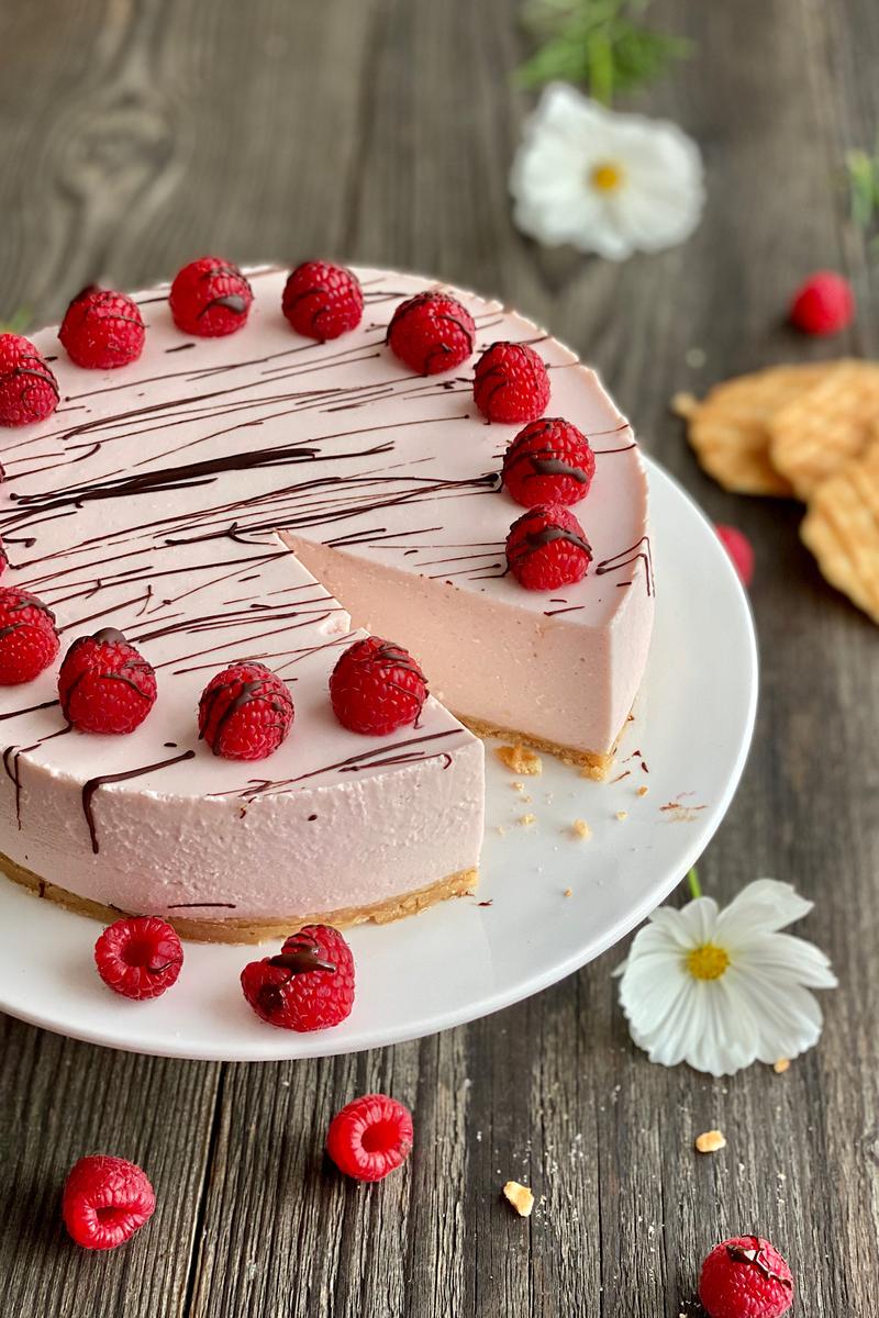 Rezeptbild: Himbeer-Cheesecake no-bake