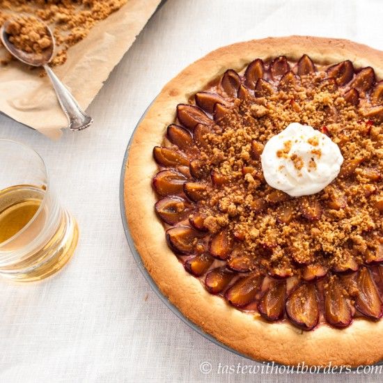 Rezeptbild: Pflaumenwein-Tarte