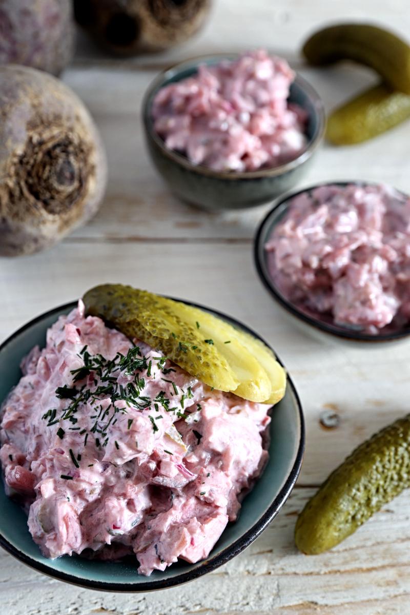 Rezeptbild: Anti-Kater Frühstück: Roter Heringssalat