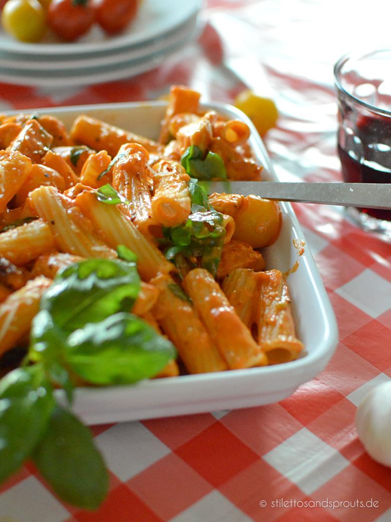 Rezeptbild: Parmesan Hähnchen Pasta