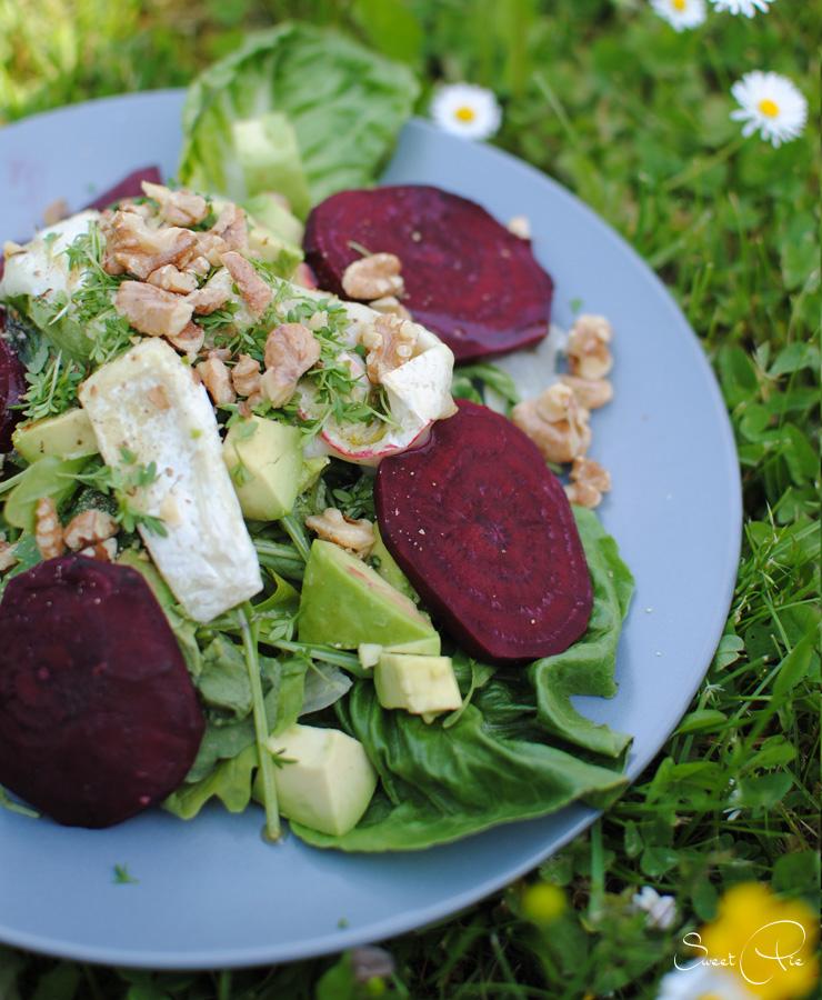 Rezeptbild: Rote Bete – Avocado Salat