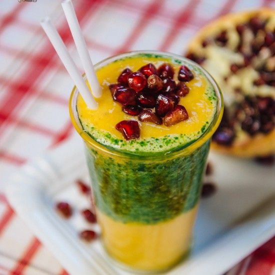 Rezeptbild: bunter Smoothie