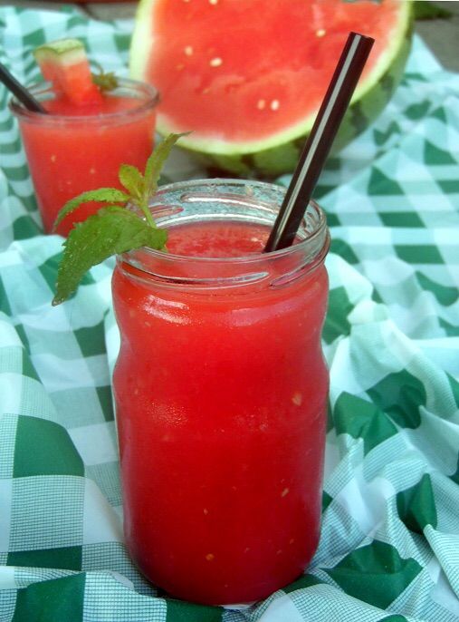 Rezeptbild: Melone Slush 
