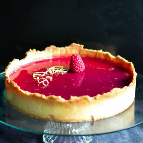 Rezeptbild: Himbeer Cheesecake Tarte