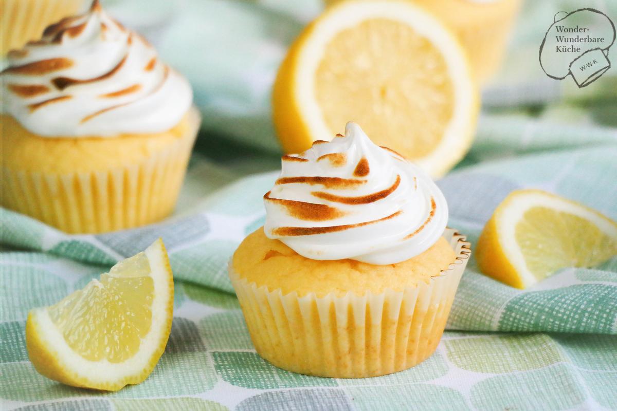 Rezeptbild: Zitronen-Baiser-Cupcakes