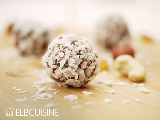 Rezeptbild: Energie-Bällchen für den Schulalltag oder für’s Büro – mit den ELBCUISINE-Kids