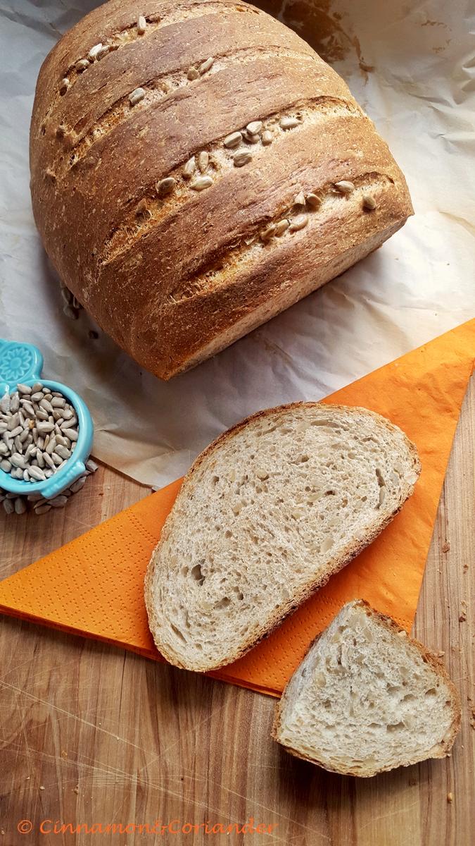 Rezeptbild: Saftiges Sonnenblumenkern Brot - schnell & einfach