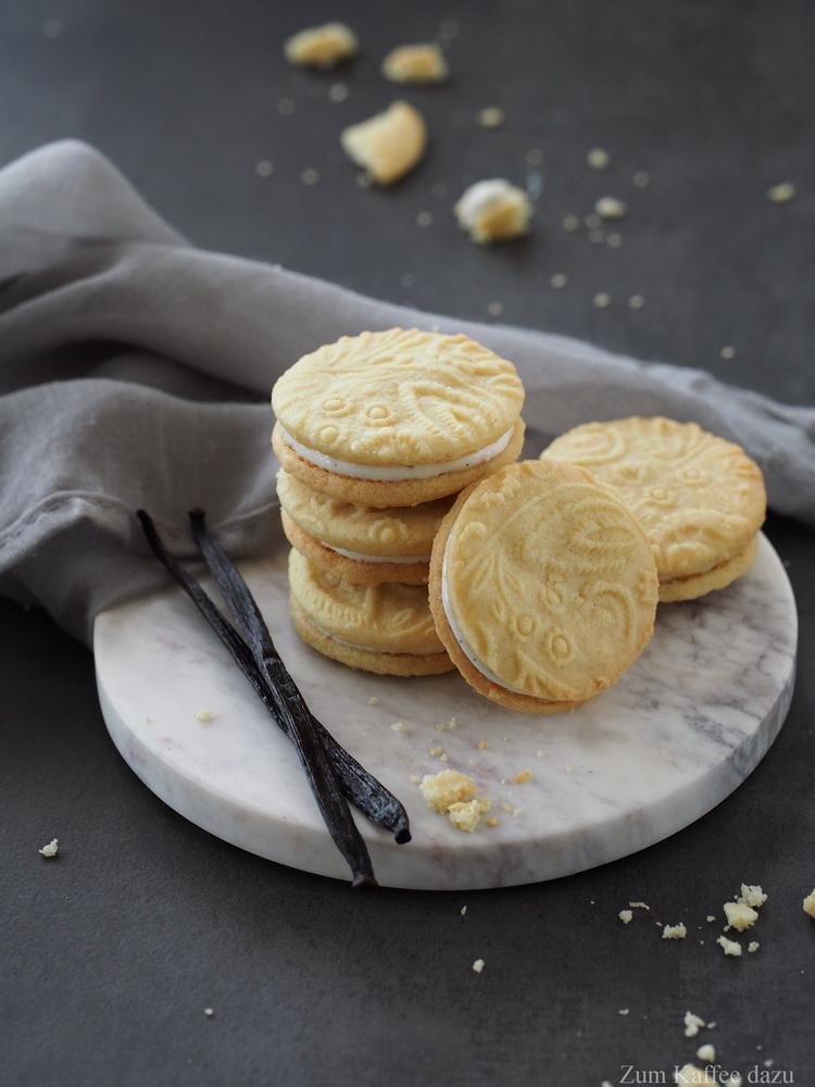 Rezeptbild: Shortbread mit Ricotta-Creme und Vanille