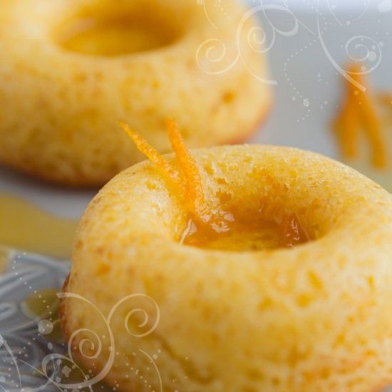 Rezeptbild: Fondants à l’orange comme un baba