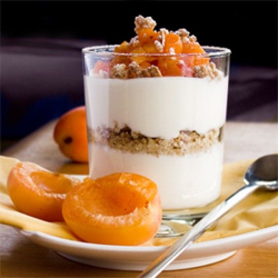 Rezeptbild: Dessert mit Aprikosen