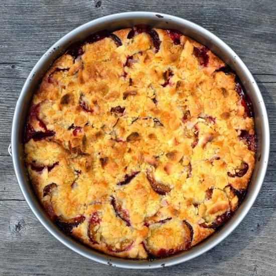 Rezeptbild: Zwetschkenkuchen mit Kokos