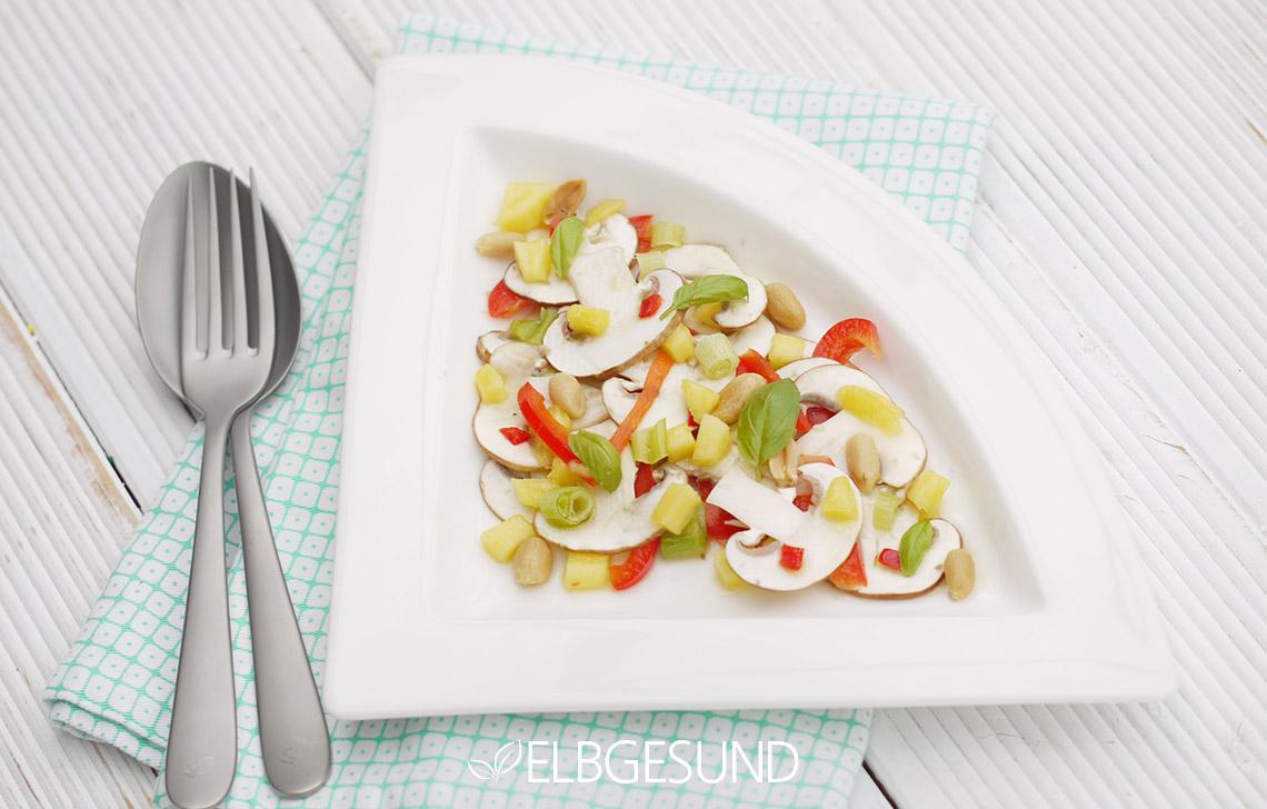 Rezeptbild: Ceviche mal ganz anders aus Gemüse & Obst, echt lecker!