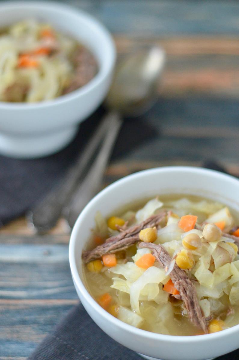 Rezeptbild: Weißkohl-Eintopf mit Rindfleisch